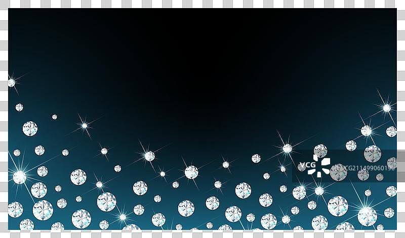 霓虹灯钻石banner图片素材