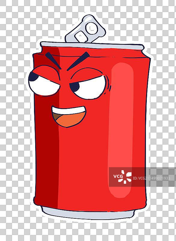 红色易拉罐饮料图片素材