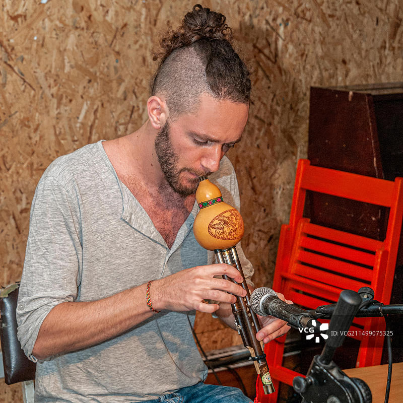 中国的葫芦丝图片素材