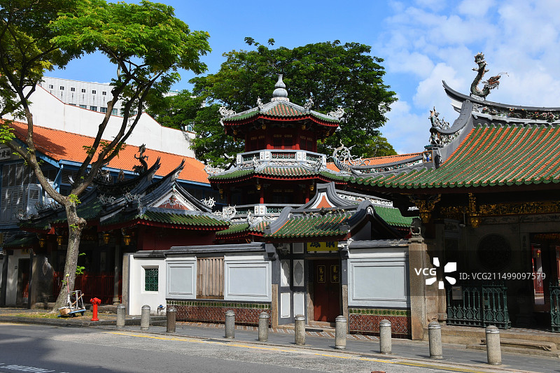 新加坡天福宫 Thian Hock Keng图片素材