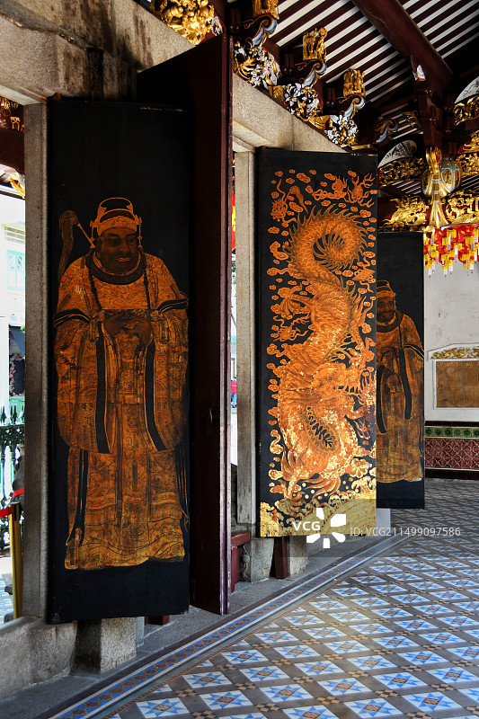 新加坡天福宫 Thian Hock Keng图片素材