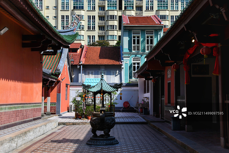 新加坡天福宫 Thian Hock Keng图片素材