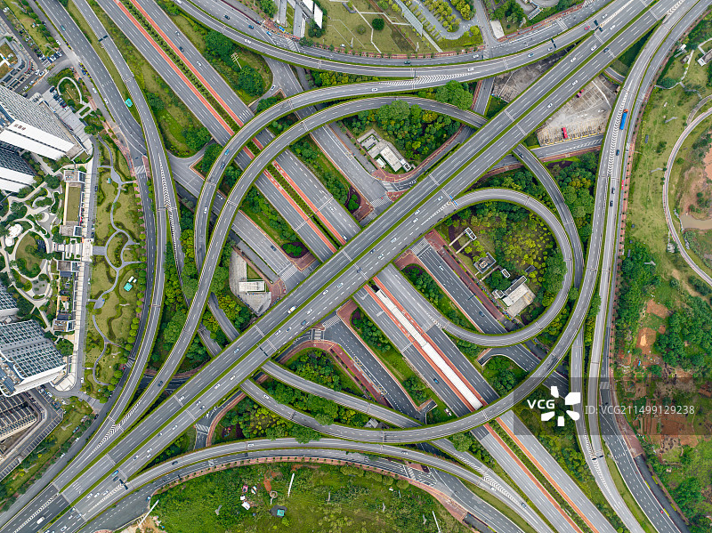 南宁平乐玉洞立交图片素材