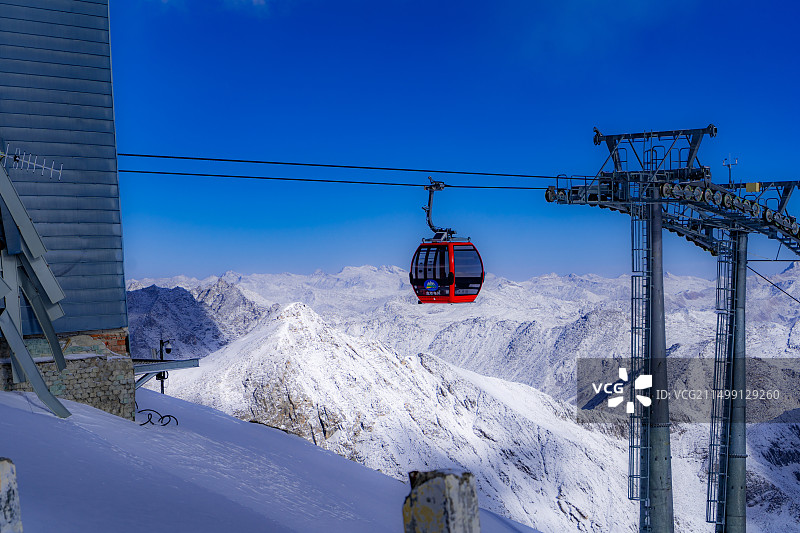 四川达古冰川图片素材