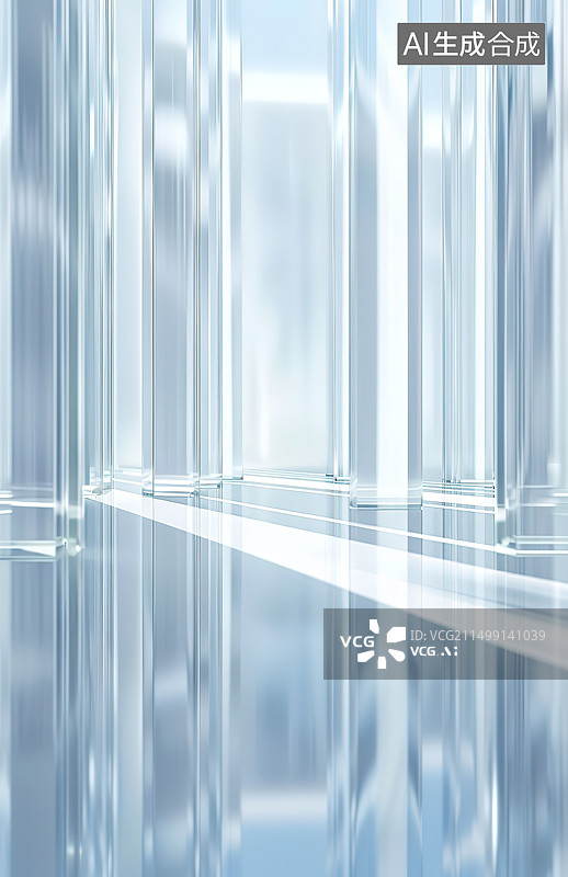 【AI数字艺术】试管架中试管的全帧拍摄图片素材