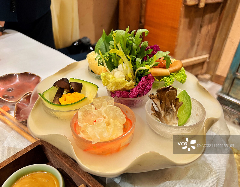 蔬菜拼盘图片素材