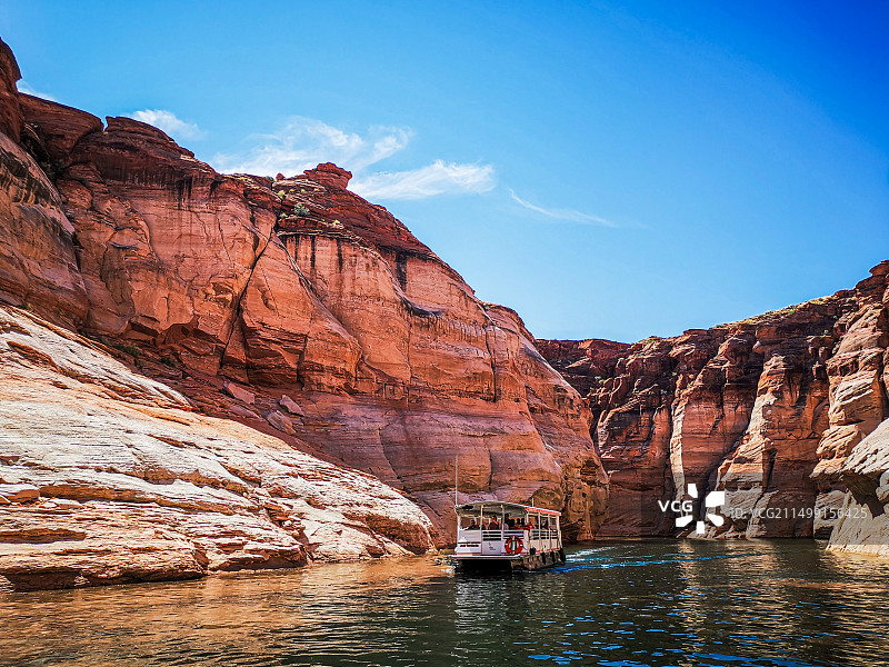 鲍威尔湖（拍摄于：美国亚利桑那州和犹他州）图片素材