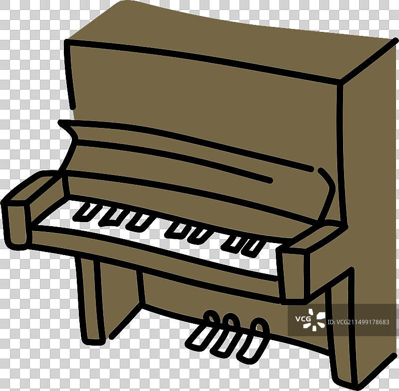立式钢琴图片素材