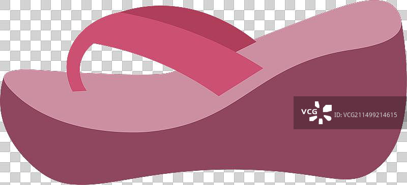 坡跟鞋图片素材