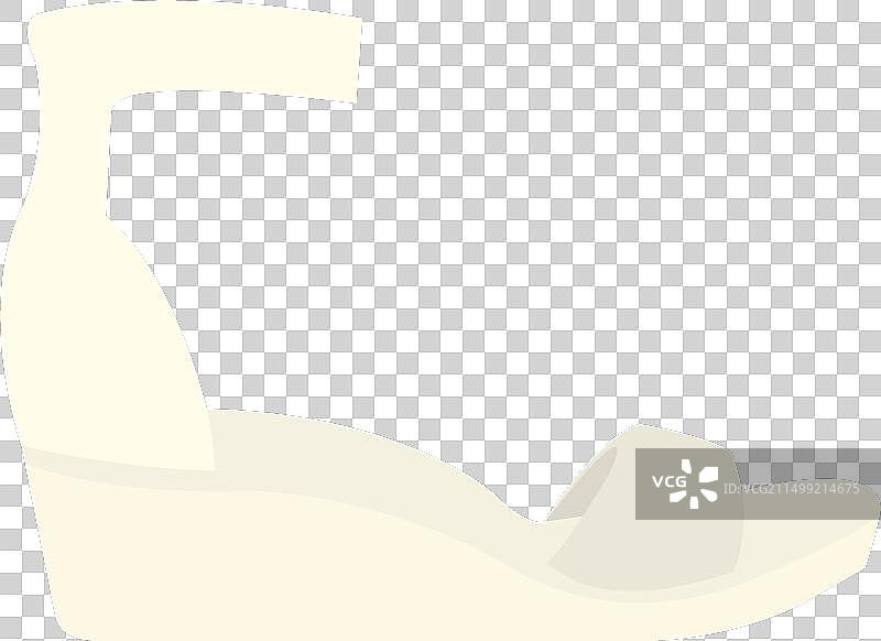 坡跟鞋图片素材