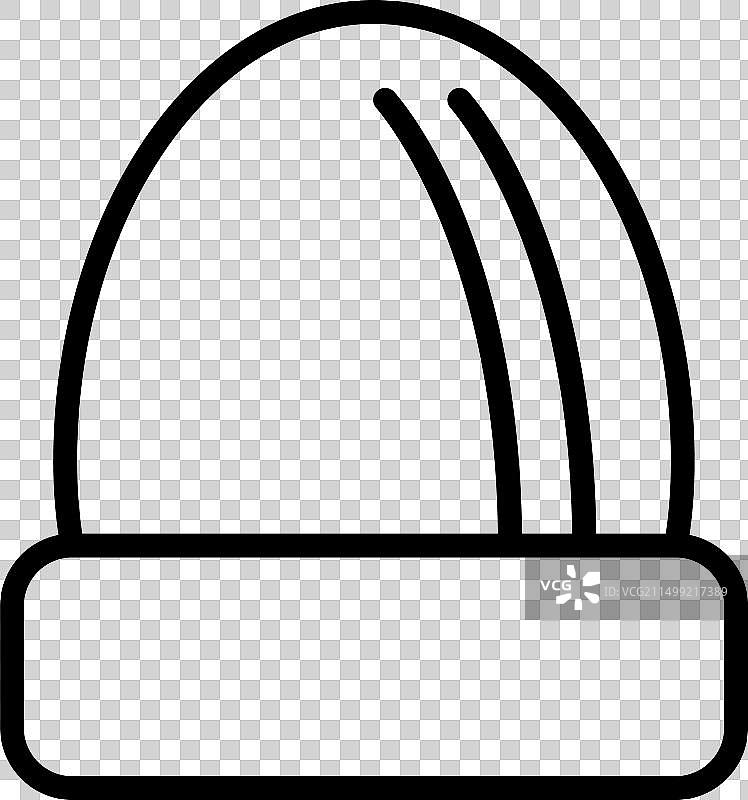 无檐小便帽图片素材