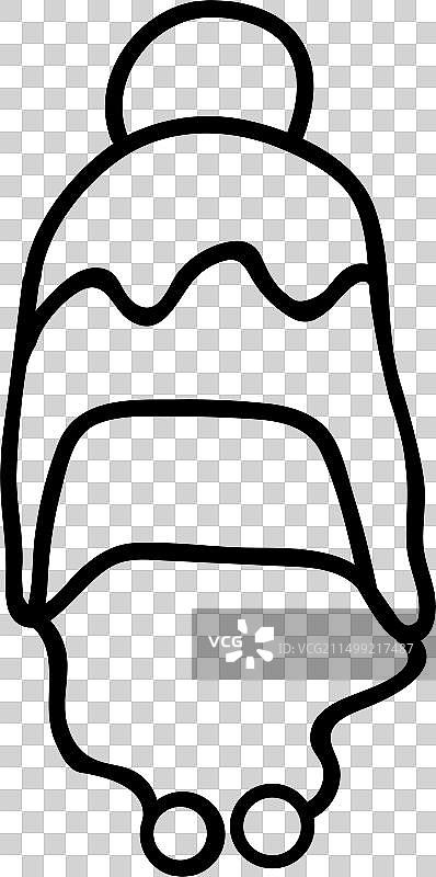 毛皮帽子图片素材