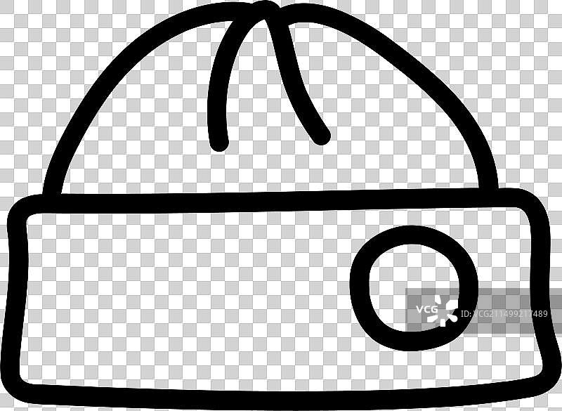 无檐小便帽图片素材