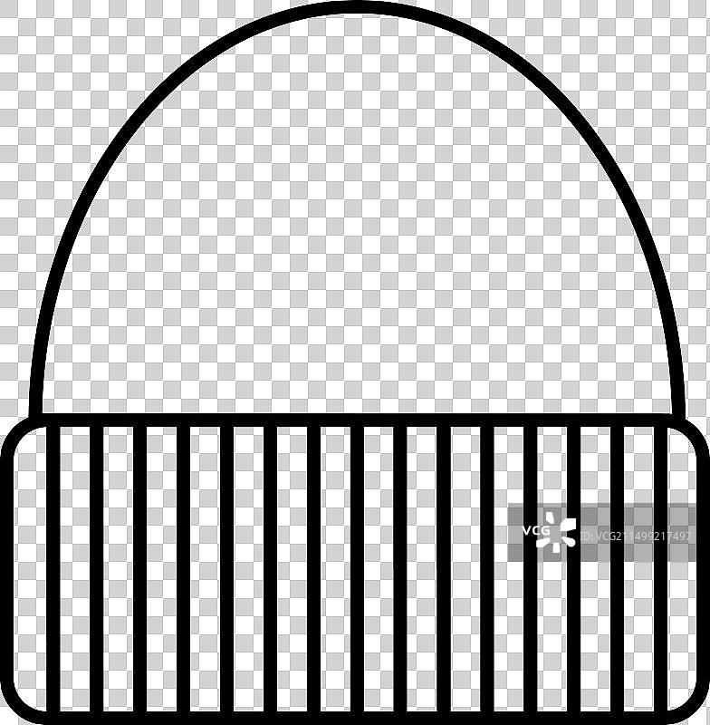 无檐小便帽图片素材