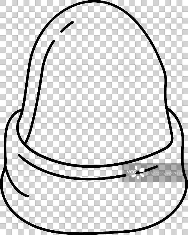 无檐小便帽图片素材