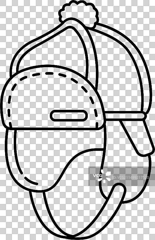 毛皮帽子图片素材