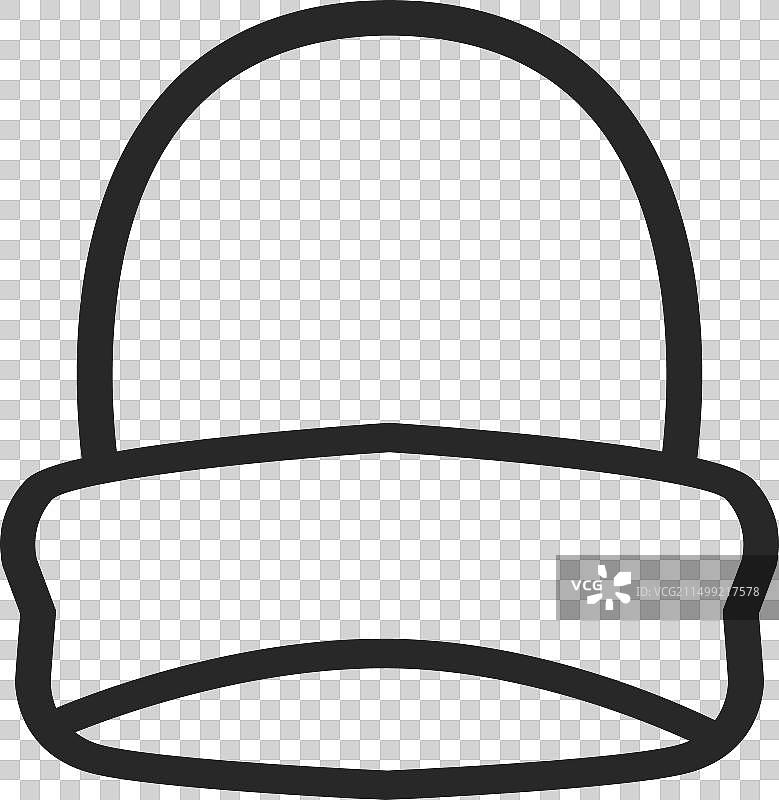 无檐小便帽图片素材