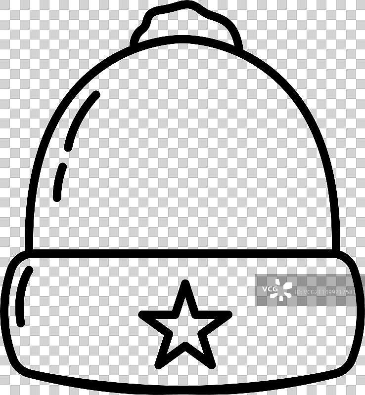 无檐小便帽图片素材