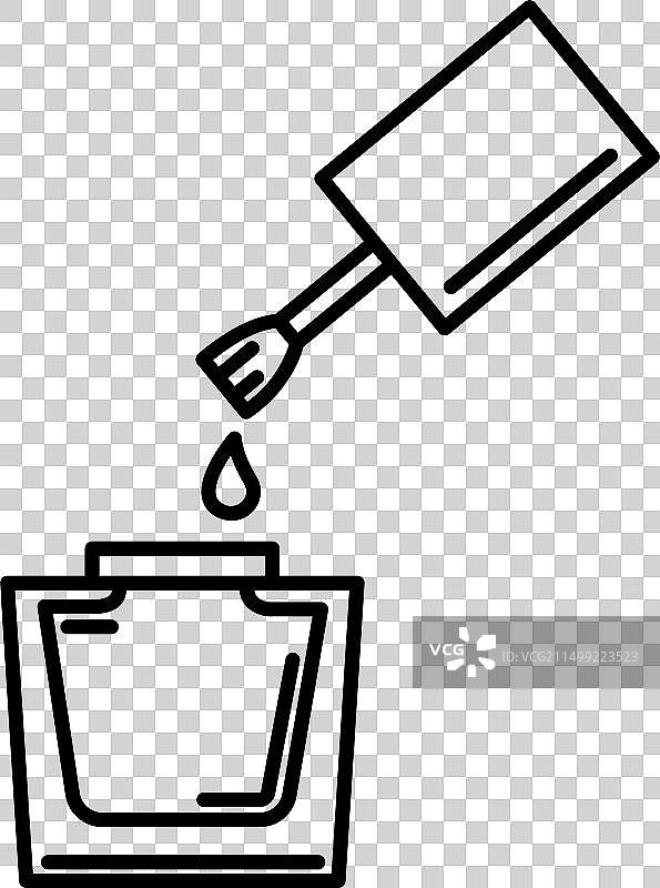 涂指甲油图片素材