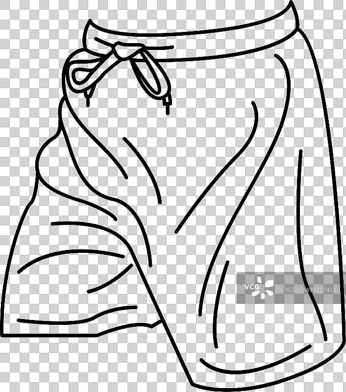 男士泳衣与泳裤图片素材