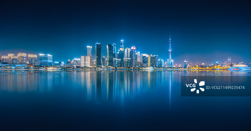 上海浦东夜景图片素材