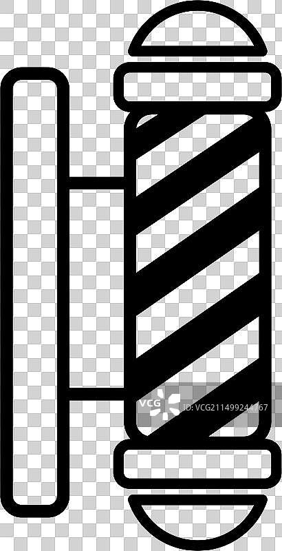 理发店标志，理发店招牌图片素材