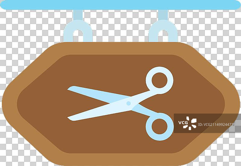 理发店标志，理发店招牌图片素材