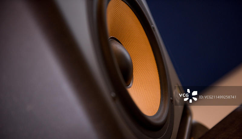 作曲家内德·比厄姆在西萨塞克斯郡比格诺公园住宅的录音室图片素材