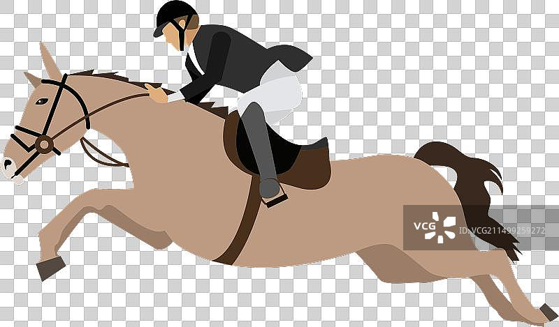 男人快速骑马图标图片素材