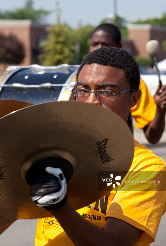 马丁·路德·金高中军乐队图片素材