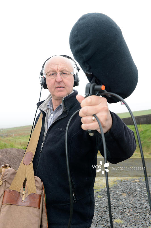 克里斯·沃森：自然历史录音师图片素材