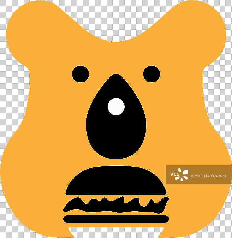 汉堡美食熊图片素材