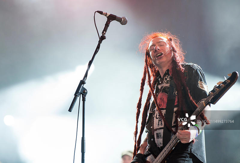 杰里米·坎宁安在英国克罗普雷迪的费尔波特演出图片素材