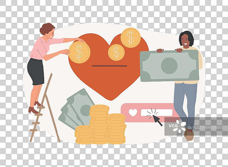 慈善事业概念图图片素材