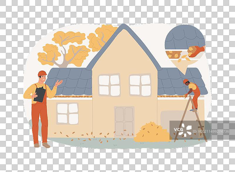 隔离的排水沟清洁概念图片素材