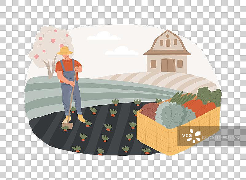 收获隔离概念图片素材