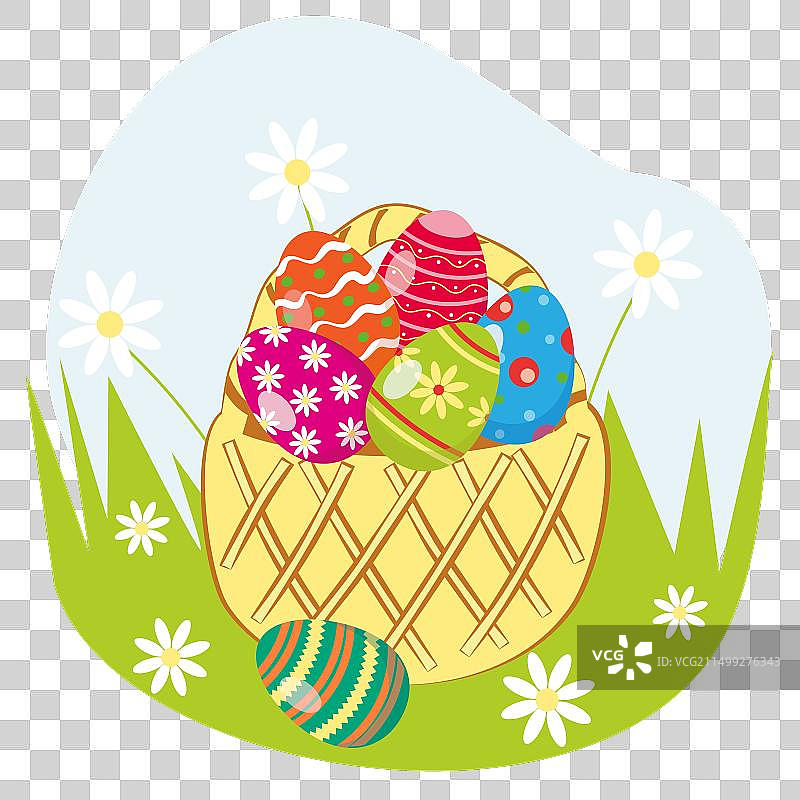 复活节彩蛋海报与banner图片素材