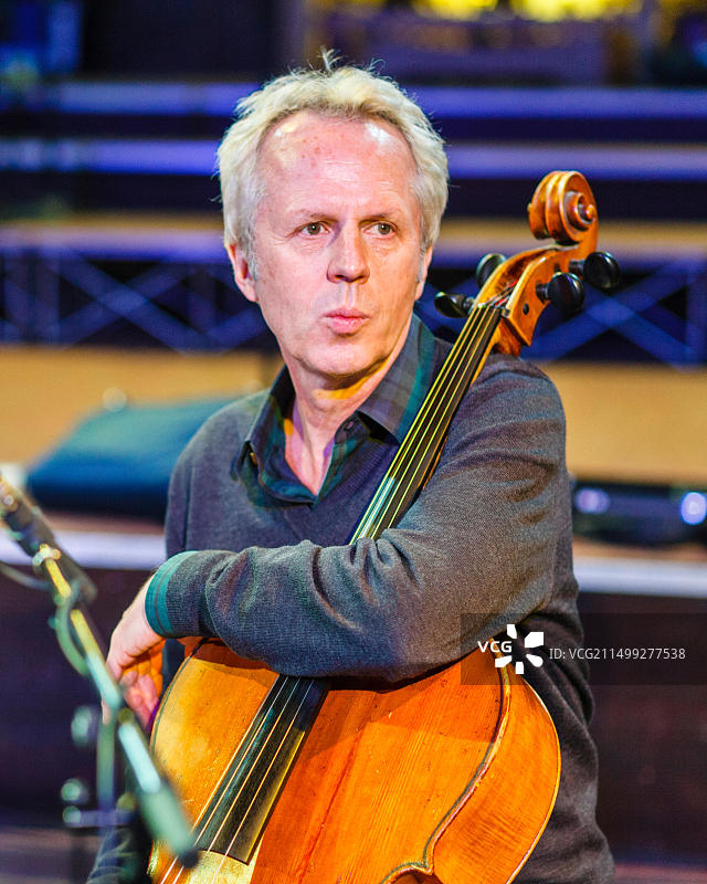 迈克尔·莫泽在2017年哈德斯菲尔德当代音乐节上与Polwechsel排练图片素材