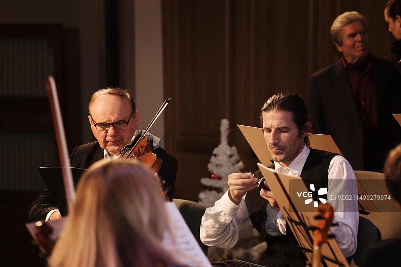维捷布斯克交响乐团的音乐家图片素材