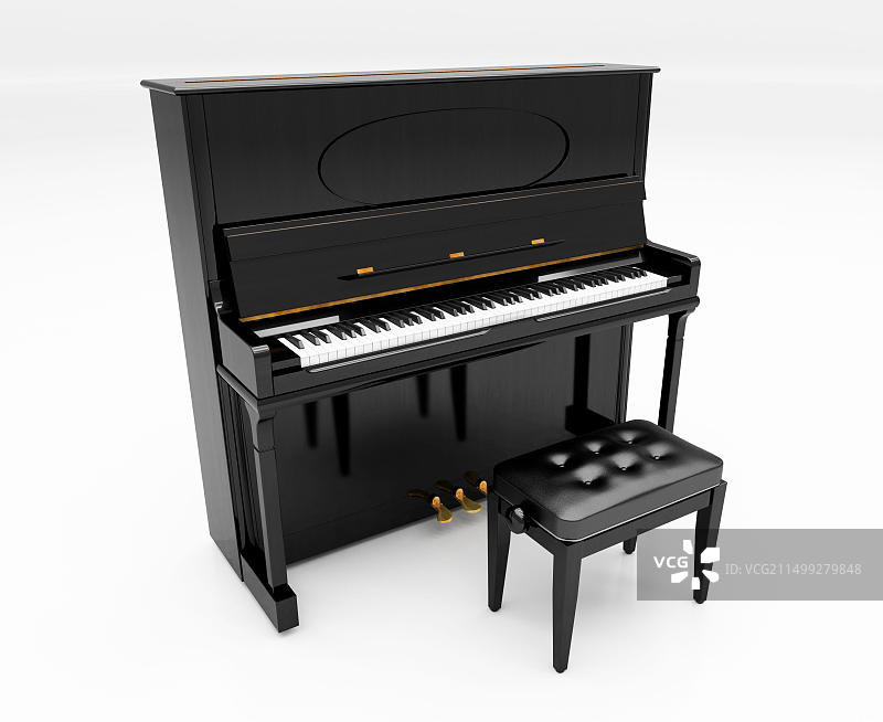 立式钢琴图片素材