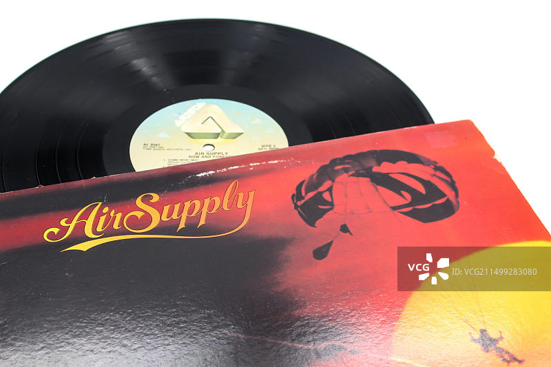 澳大利亚流行乐队Air Supply的黑胶唱片专辑《Now and Forever》封面图片素材