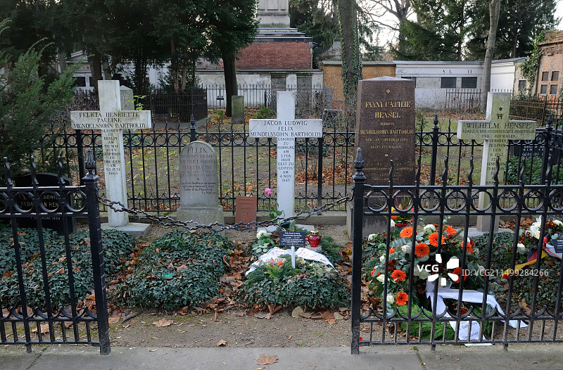 德国柏林作曲家门德尔松之墓图片素材