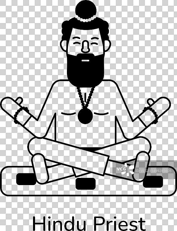 印度教祭司图片素材