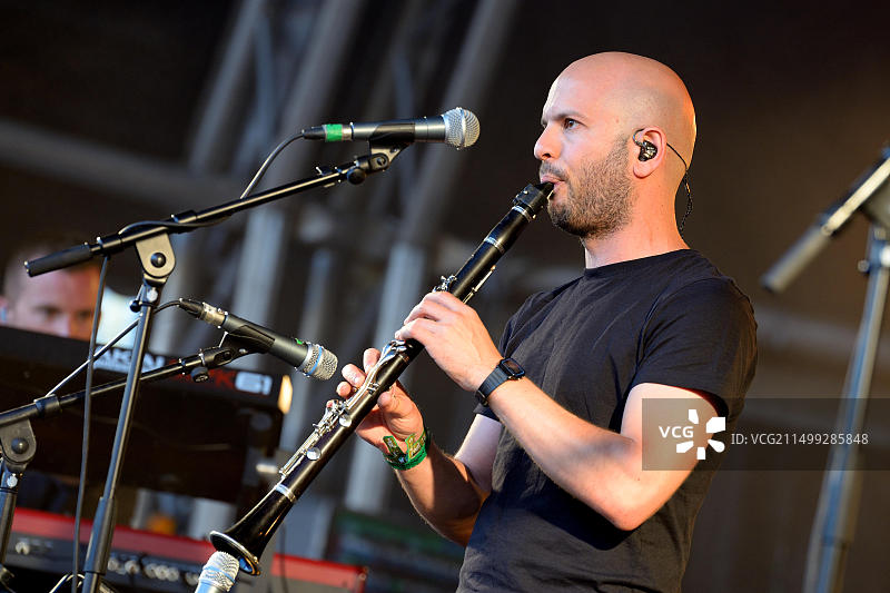 巴塞罗那声纳音乐节：音乐制作人Bonobo演出图片素材