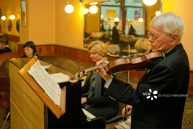 奥地利维也纳布劳内霍夫咖啡馆图片素材