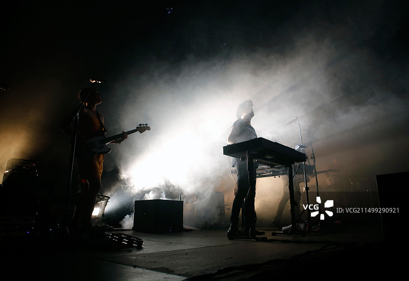 西班牙巴塞罗那声呐音乐节上Trentemoller的现场表演图片素材