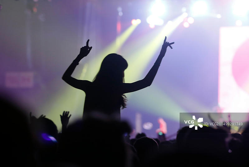 巴塞罗那声纳音乐节游客图片素材