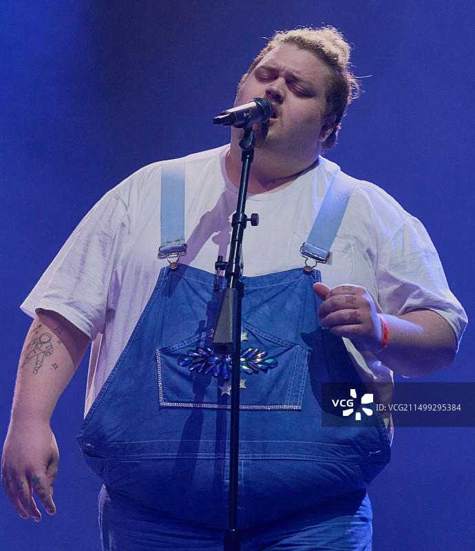 美国宾夕法尼亚州BENSALEM：TALK在ALT 104.5的朋友节上表演图片素材