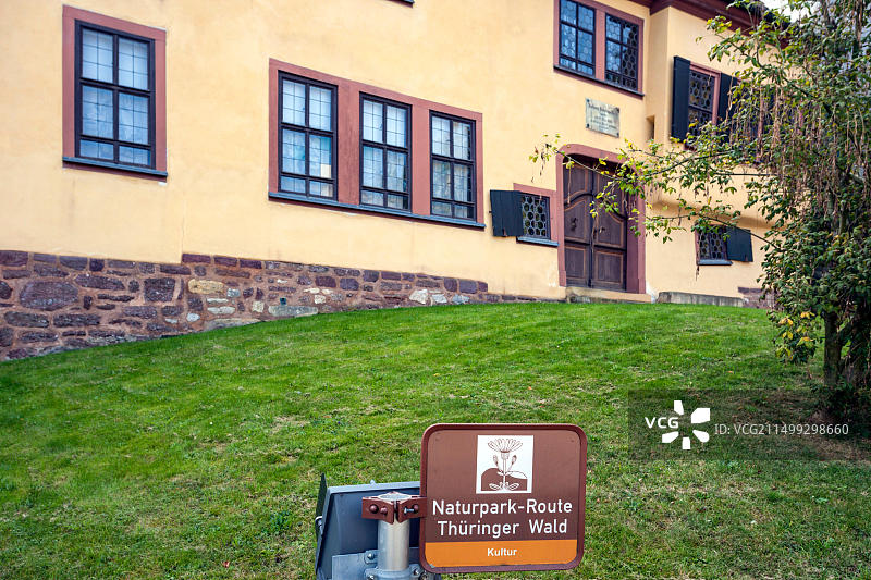 艾森纳赫的巴赫故居图片素材