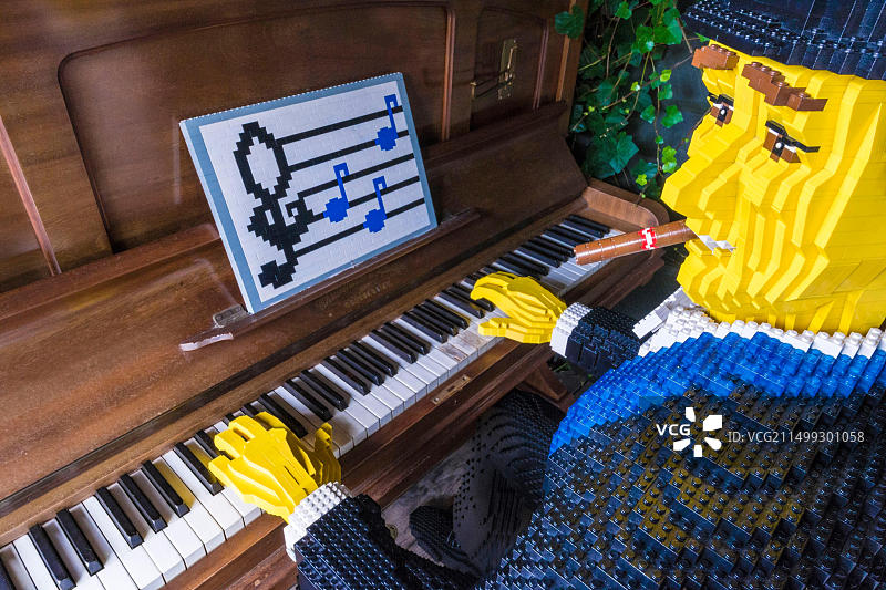 丹麦日德兰半岛比隆乐高乐园图片素材